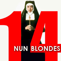 Fourteen Nun Blondes team badge